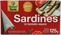 Sard.v tomate 125g.1/28 Naturfarm
