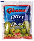Olivy zelene s papric.200ml.1/36 Gia