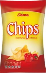 Chips SAMA paprikove 75g.1/24