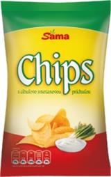 Chips SAMA sm.-cibulove 75g.1/24