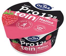 Protein jogurt malina 150g.1/12 OLMA